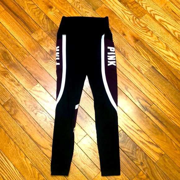 VS Black/maroon/pink ultimate leggings size XS - Picture 1 of 3